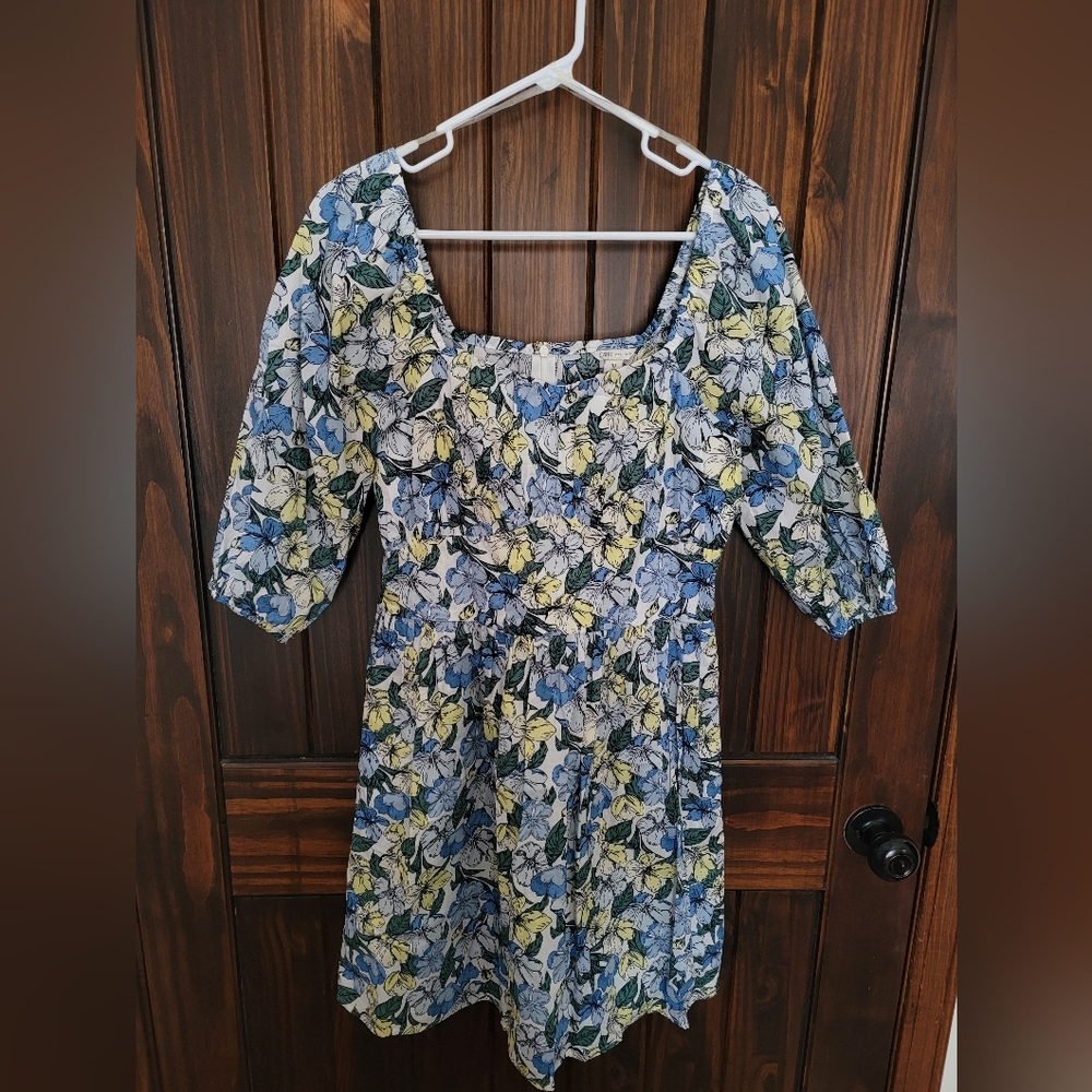 Cato Womens Floral Mini Dress